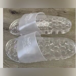 Coach Women's water resistant slipper